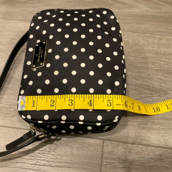 Kate Spade Crossbody Black & White Mindy Blake Avenue Diamond Dot NWOT - Picture 9 of 12
